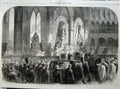 Antique Old Print Funeral Lord Palmerston Westminster Abbey 1865 Fine Art 19th