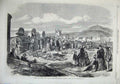 Antique Old Print *0190 1866 Ivory Skins Sale Grahamstown Market Cape Colony