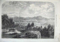 Old Antique Print 1866 Fine Art Timber-Booms John River Brunswick Trees 19th