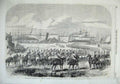 Original Old Antique Print 1866 Fenian Conspiracy Ireland Dragoon Guards Dublin