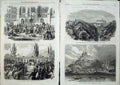 Old Antique Print War1866 Prussian Siers Berlin Castle Railway Marburg 19th