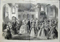 Old Print Ref.863 1866 Marriage Princess Mary Cambridge Prince Teck Kew