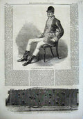 Old Antique Print Charles Davis Queen Huntsman 1866 Shoeburyness Target 19th