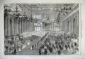 Original Old Antique Print 1866 Marriage Petersburg Ball Georges Winter Palace