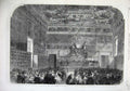 Old Antique Print Fine Art 1866 Doge'S Palace Venice Kingdom Italy People 19th