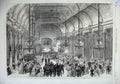 Old Antique Print 1866 Grand Ball English Volunteer Brussels Mayor London 19th