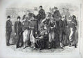 Original Old Antique Print 1866 War Costumes Officers Siers Italian Army Art