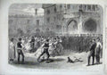 Old Antique Print 1866 War Peasants Dancing Prince Prussia Duke Moravia 19th