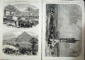 Antique Old Print War Vienna 1866 Garibaldian Caffaro Darzo Spinnerin Art 19th
