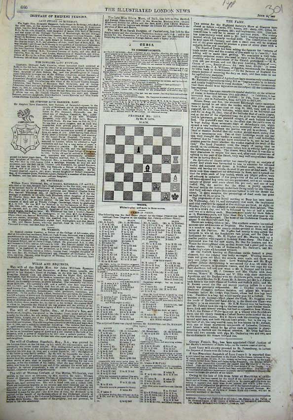 Original Old Antique Print 1867 Fifteen Pages Illustrated London News Newspaper