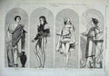 Old Antique Print 1867 Mosaics Kensington Museum Apelles Raphael Cimabue 19th