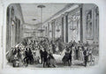 Old Antique Print 1867 Festivities Goodwood Earl March Ball Dancing Art 19th