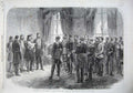 Old Antique Print Viceroy Egypt Order Bath Cairo Egypt Army 1867 Fine Art 19th