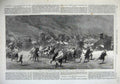 Old Antique Print 1867 Visit Lord Clarence Paget Suez Canal Camel Men Art 19th