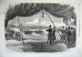 Old Antique Print 1867 Egyptian Troops Cairo Egypt Ismail Pacha Clarence 19th
