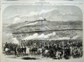 Old Antique Print 1867 View Battle Ta Army Dover Advance Defencing Force 19th