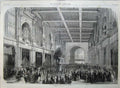 Old Antique Print 1867 Paris Exhibition Procession Grand Vestibule Art 19th
