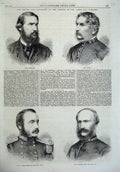 Old Antique Print 1867 Lords Commons Brownlow Hylton Dyke Hogg Kent Bath 19th