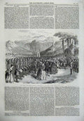 Old Antique Print 1867 Scene Grand Duchess Gerolstein Opera Covent Garden 19th