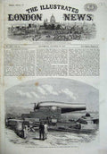 Old Antique Print 1867 Rodman Gun Canon United States Navy War Army Art 19th