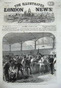 Old Antique Print 1867 Inspection Woolwich Mountain Battery Abyssinan Art 19th