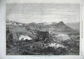 Original Old Antique Print 1867 Fine Art Naval Docks Italian Government Spezia