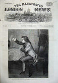 Old Antique Print 1867 Fine Art James Watt'S Idea Steam Boy Marcus Stone 19th