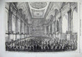 Old Antique Print 1867 Cutler'S Feast Sheffield Inauguration New Hall Art 19th