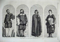 Old Antique Print 1867 Mosiac Portraits Kensington Museum Palissy Jones 19th