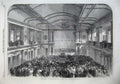 Old Antique Print 1867 Conference Evangelical Alliance Amsterdam Fine Art 19th