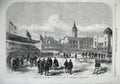Old Antique Print 1867 Highland Sports Celtic College Green Glasgow Art 19th