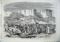 Old Antique Print 1868 Abyssinian Expedition Weekly Fair Antalo Mountains 19th