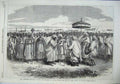 Old Antique Print 1868 Abyssinian Priests Villagers Wadela Moses Napier 19th