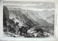 Old Antique Print 1868 Abyssinia Major Murray Battery Armstrong Tacazze 19th