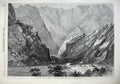 Original Old Antique Print Abyssinia 1868 Mayen Wells Half Way Senafe Mountains