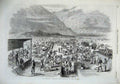 Old Antique Print 1868 Abyssinian Expedition Water Tanks Zulla Mountains 19th
