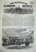 Original Old Antique Print 1868 Abyssinian Adigerat Ambassador Kassi King Tigre