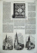 Old Antique Print Bible Princess Wales Sunday-School 1868 Church Shanghai 19th