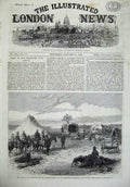 Old Antique Print 1868 Duke Edinburgh Australia Kangaroo Hunt Lake Albert 19th