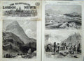 Antique Old Print 1868 Abyssinia War Amba Aladjieh Ashangi Shohos Natives 19th