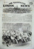 Old Antique Print 1869 Bench Bishops House Lords Irish Church Bill Debate 19th