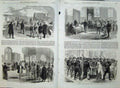 Old Antique Print 1869 Elections France Marie Montmartre Louvre Polling 19th