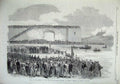 Old Antique Print 1869 Empress French Prince Imperial Corsica Ship Bastia 19th