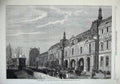 Original Old Antique Print 1869 River Front Buildings Tuileries Palace Fine Art
