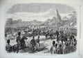 Old Antique Print 1869 Review Windsor Queen Viceroy Egypt Fine Art Horses 19th