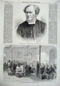 Old Antique Print Mackenzie Bishop Nottingham 1870 Home Limehouse India 19th