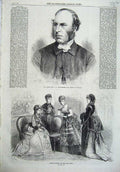 Original Old Antique Print Parsi Fashion 1New Year 870 Mackarness Bishop Oxford
