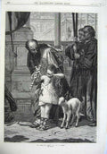 Old Antique Print 1870 Fine Art St John'S Day Venice Young Boy Lamb Cross 19th