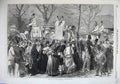 Original Old Antique Print 1870 Mall St James'S Park Drawingroom Horse Carriage