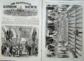 Antique Old Print Prince Wales Artillery Company Ball 1870 Dance Army War 19th